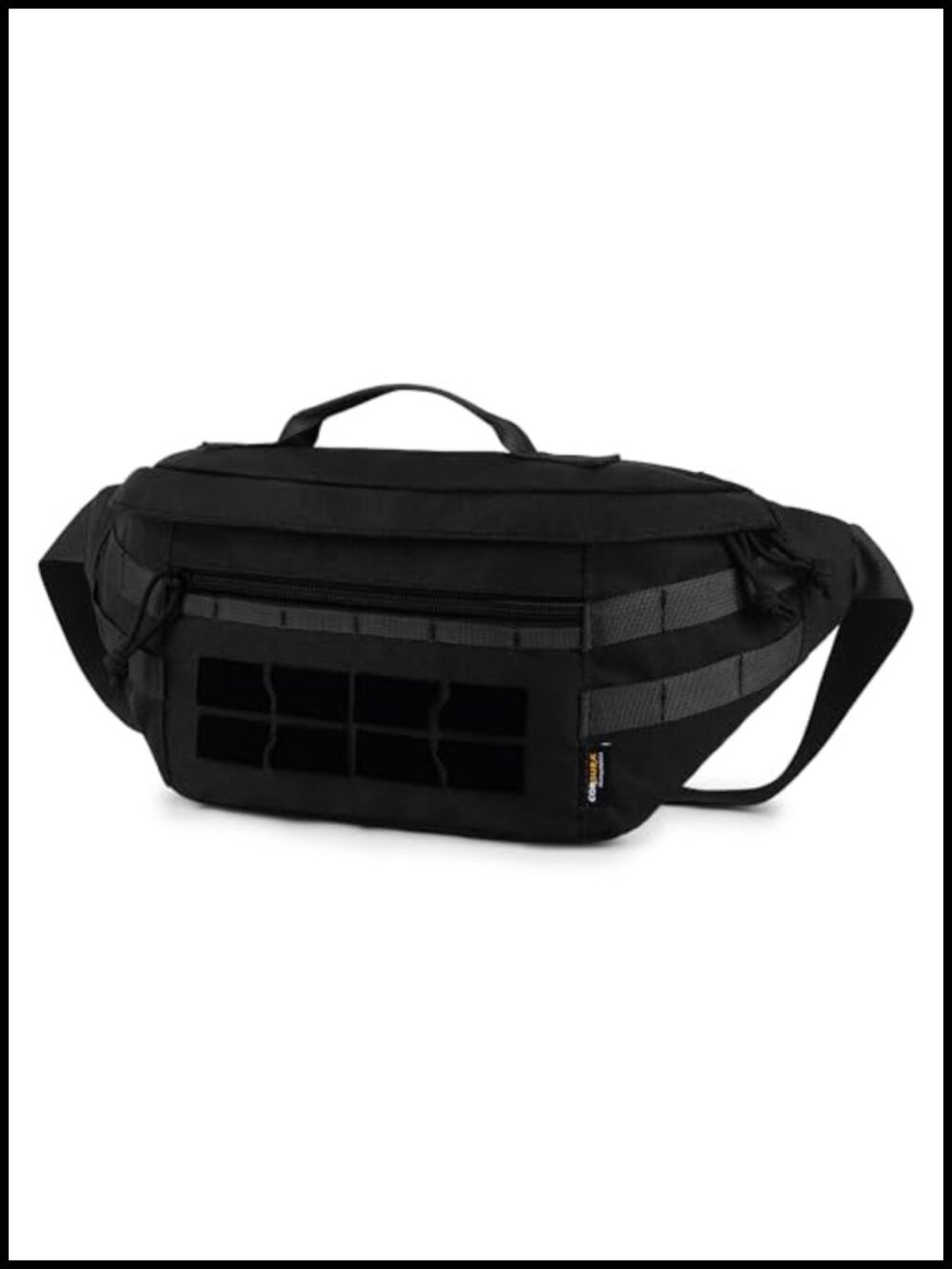 Tactical Fanny Pack 610D Cordura YKK Zippers MOLLE Waist Bag for Hiking Running